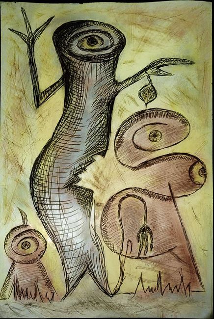 Ольга Охлопкова. Картинки. Картинка маслом) картон, игла, 36х52 см, 2018